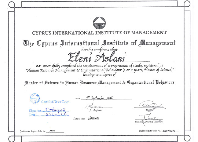 Certificate 7